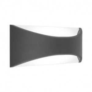 https://design-led.fr/it/ Applique Murale LED MERLOT 12 Watt 230V 3000K Anthracite IP65 70421 101,90 € 86,62 €