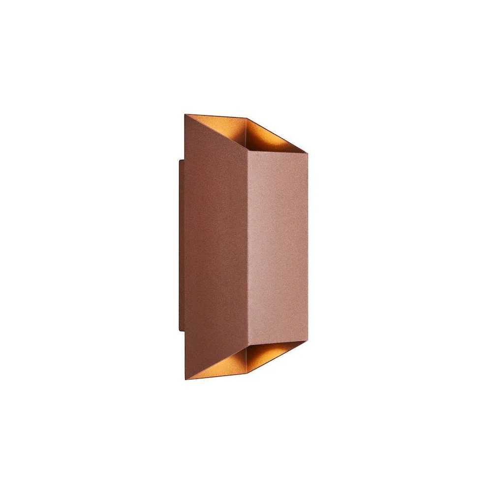 https://design-led.fr/gb/ Nico Square 22 Wall light Rust colour 2 X GU10 IP54 44,00 € 37,40 € 2218221009