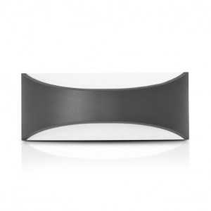https://design-led.fr/it/ Applique Murale LED MERLOT 12 Watt 230V 3000K Anthracite IP65 70421 101,90 € 86,62 €