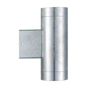 https://design-led.fr/pt/ Tin Maxi Candeeiro de parede duplo Aço galvanizado 2 x GU10 IP54 59,00 € 50,15 € 21519931