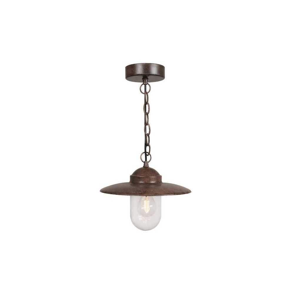 https://discount-led.fr/gb/ Luxembourg Rust-coloured pendant light E27 IP33  69,90 €  55,92 €    72805009