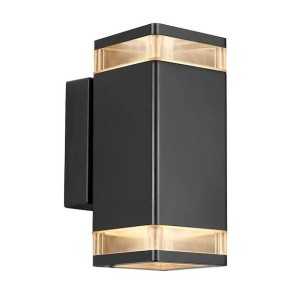 https://design-led.fr/it/ Elm Lampada a parete doppia Nero 2xGU10 IP44 64,00 € 54,40 € 45331003