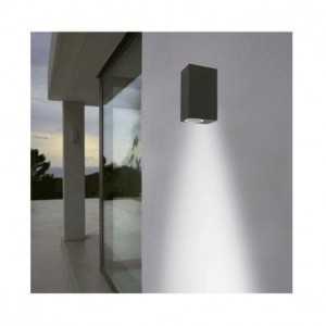https://design-led.fr/fr/ Applique Murale ALTESSE RECT GU10 x 2 Gris Anthracite IP44 70031 29,90 € 25,42 €