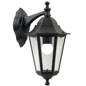 https://design-led.fr/nl/ Cardiff Down Wandlamp Zwart E27 IP44 29,00 € 24,65 € 74381003