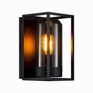 https://discount-led.fr/it/ Griffin Lampada da parete nero fumé E27 IP44  69,90 €  55,92 €    2218131047