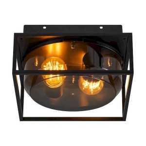 https://discount-led.fr/gb/ Griffin Ceiling Fixture Smoked Black 2xE27 IP44  79,90 €  63,92 €    2218126047