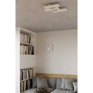 https://design-led.fr/pt/ Candeeiro de teto branco FABIANO 3XE27 SL.0198 158,40 € 134,64 €