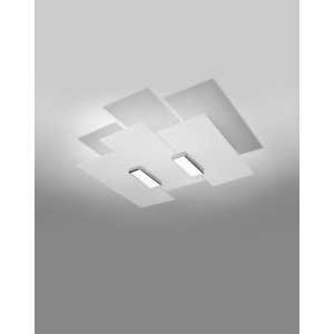 https://design-led.fr/pt/ Candeeiro de teto branco FABIANO 3XE27 SL.0198 158,40 € 134,64 €