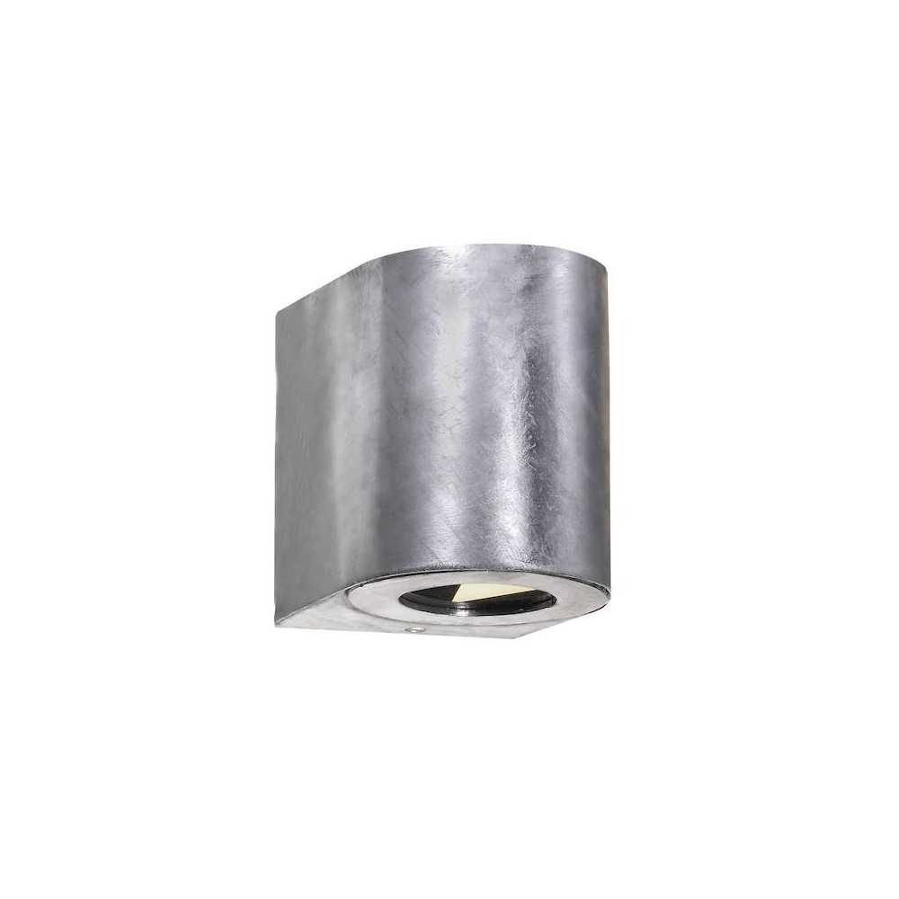 https://design-led.fr/it/ Canto 2 Lampada a parete Acciaio zincato 10.6W 3000K IP44 99,00 € 84,15 € 49701031