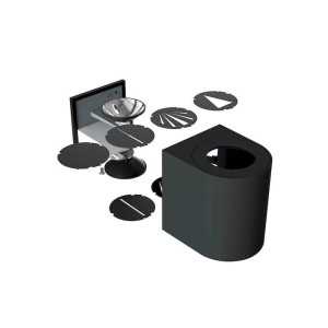https://design-led.fr/it/ Canto 2 Lampada da parete Nero (Seaside) 10,6W 3000K IP44 99,00 € 84,15 € 49701203