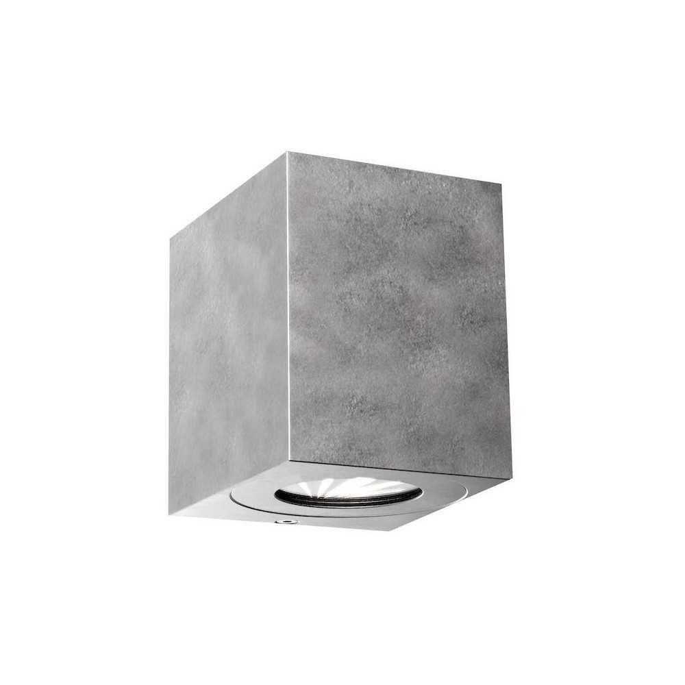 https://discount-led.fr/pt/ Canto Kubi 2 Aplique de parede Aço galvanizado 10.6W 3000K IP44  99,90 €  79,92 €    49711031