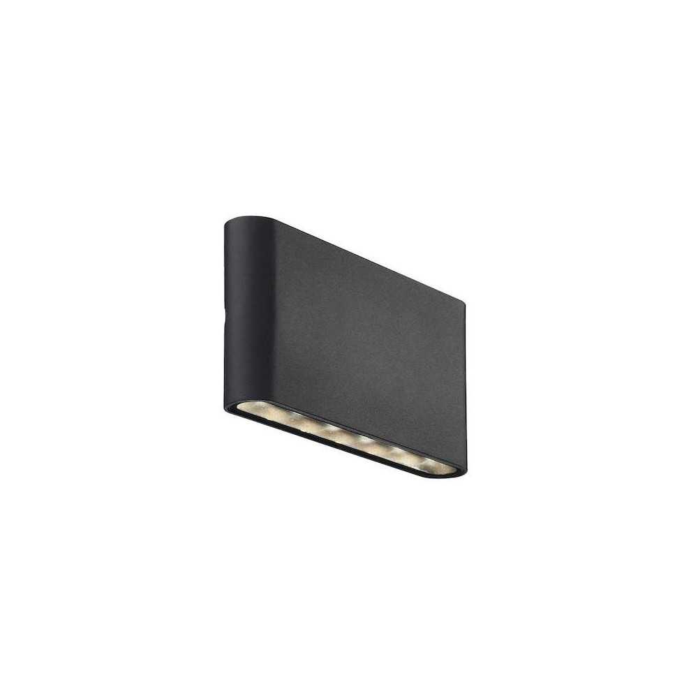 https://design-led.fr/it/ Kinver Lampada a parete nera 8,5W 3000K IP54 59,00 € 50,15 € 84181003