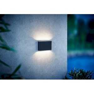 https://discount-led.fr/pt/ Candeeiro de parede Kinver Preto 8,5W 3000K IP54  59,90 €  47,92 €    84181003