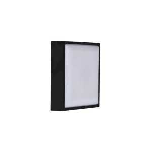 https://discount-led.fr/pt/ Candeeiro de parede quadrado Oliver Preto 9W 3000K IP54  44,90 €  35,92 €    2218251003