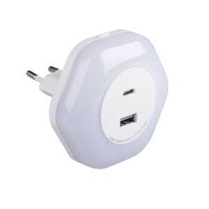 https://design-led.fr/fr/ Veilleuse LED BOLA LED 2xUSB 15w 3000K blanc 37397 18,60 € 15,81 €
