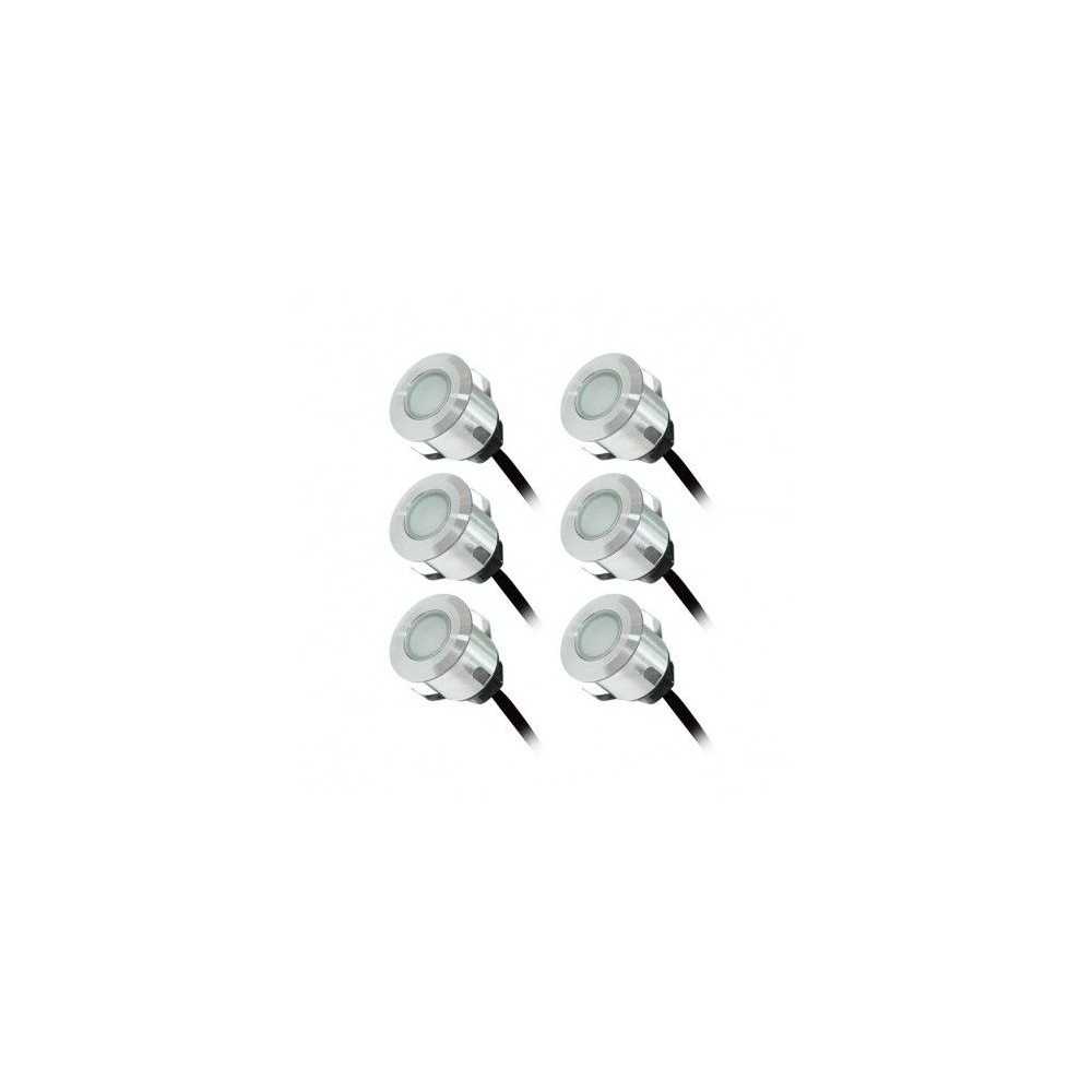 https://design-led.fr/pt/ Kit de projectores para terraços 6X0,6W 12V 6000K TERRASSO com fonte de alimentação e cabo 119,90 ...
