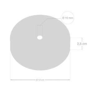 https://design-led.fr/it/ Kit rosone cilindrico in metallo a 1 foro Ø 120 BIANCO 6,80 € 5,78 € KRM57FCVBO