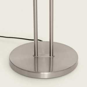 https://discount-led.fr/gb/ Floor lamp with reading Ethan silver metal  121,30 €  97,04 €    C213893