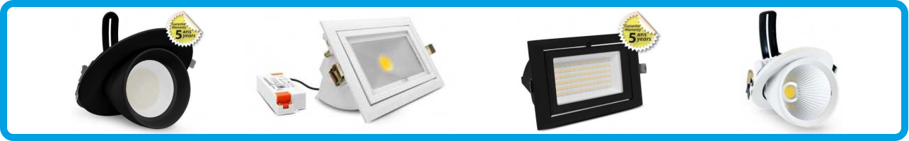 Éclairage led magasin