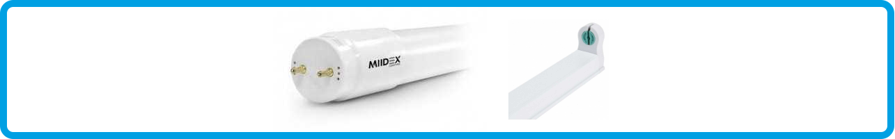 Tubes LED avec et sans support